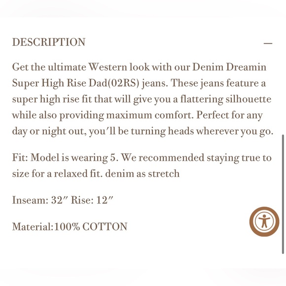 NWT Fringed Pineapple High Rise Dad Jeans!! - Picture 2 of 12